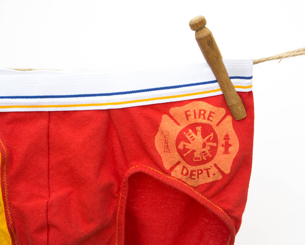 Fire Fighter Men's Handmade Underwear - Made to Order - La Vie en Orange - 2